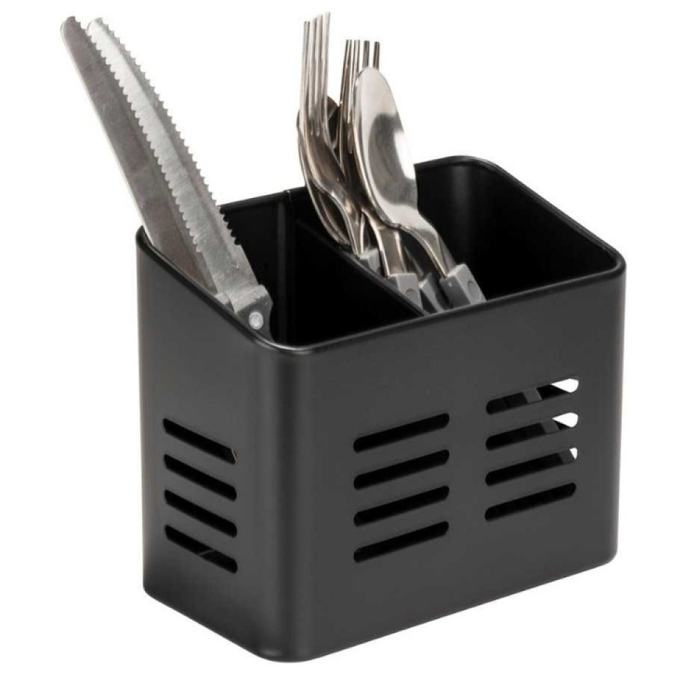 Cutlery basket, OUT DOOR KITCHEN, 16 x 9 x H 13,5 cm, Black in the group Storage / Kitchen storage / Kitchen cabinet organizers / Cutlery drawers at SmartaSaker.se (40101)