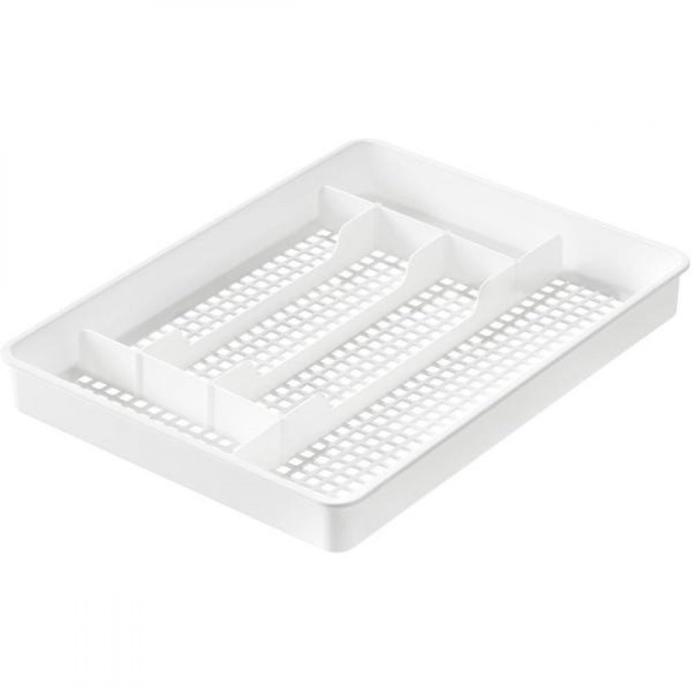 Cutlery Tray, 6 compartments, Large, GASTROMAX, 41 x 31 x H 5 cm,, White in the group Storage / Kitchen storage / Kitchen cabinet organizers / Cutlery drawers at SmartaSaker.se (40102)