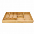 Bamboo Cutlery Tray, TIDY SMART XXL CUTLERY HOLDER, 38 x 58 x H 5 cm, Nature