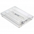 Organizer Tray, LINUS SHALLOW CUTLEY TRAY, 35 x 27,3 x H 5,1 cm, Transparent Organizer Tray, LINUS SHALLOW CUTLEY TRAY, 35 x 27,3 x H 5,1 cm, Transparent