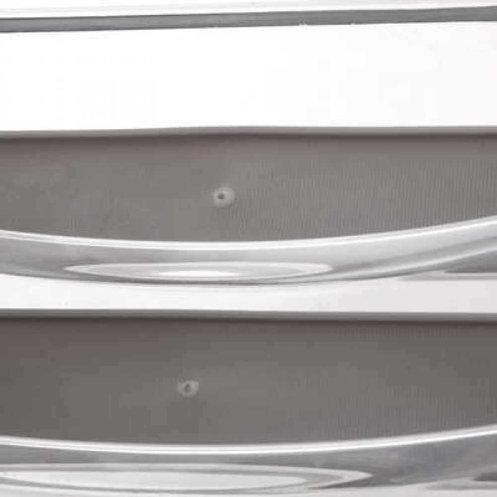 Cutlery tray, 5 compartments, SLIM TIDY SMART ORGANIZER, 32,8 x 23 x H 4,5 cm, Clear / Dark Grey in the group Storage / Kitchen storage / Kitchen cabinet organizers / Cutlery drawers at SmartaSaker.se (40115)