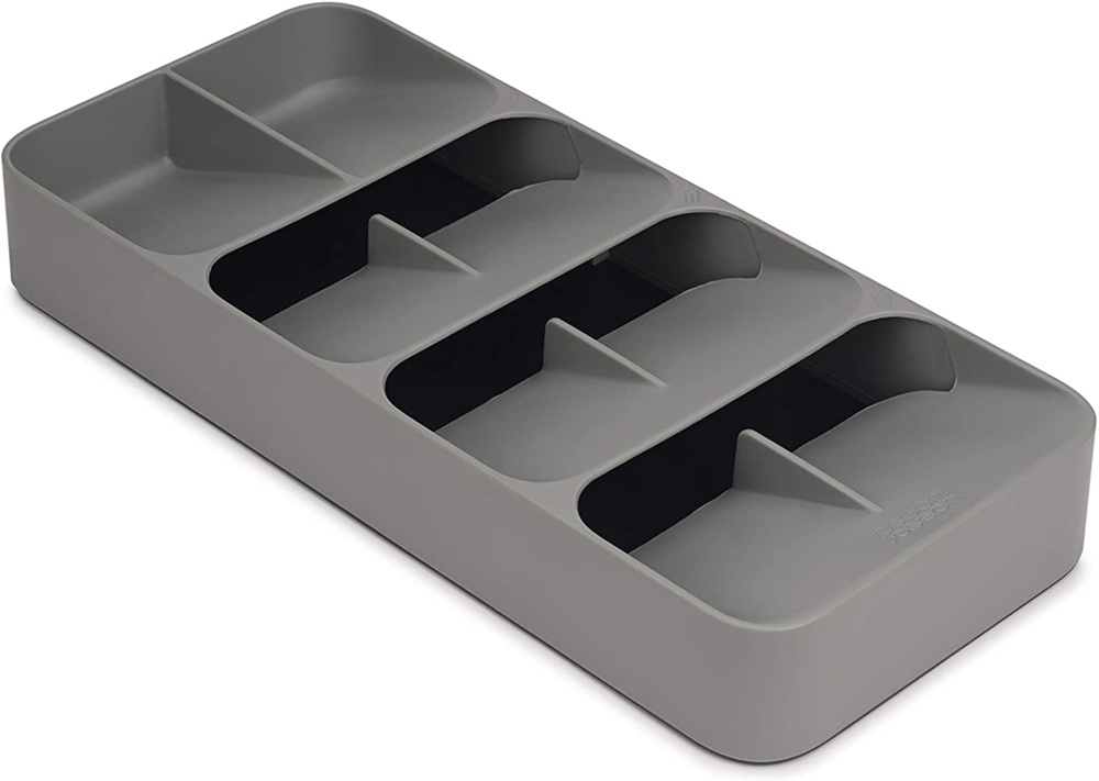 Cutlery Tray, 8 compartments, DRAWERSTORE COMPACT TWIN, Joseph Joseph, 39 x 17,5 x H5,5cm, Grey in the group Storage / Kitchen storage / Kitchen cabinet organizers / Cutlery drawers at SmartaSaker.se (40120)