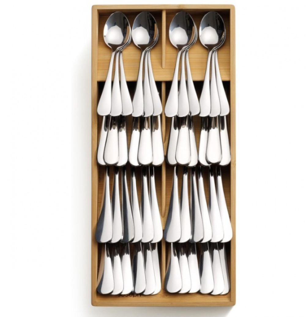 Cutlery Tray, LARGE DRAWERSTORE BAMBOO Joseph Joseph, 38,4 x 17,5 x H 6 cm, Natur in the group Storage / Kitchen storage / Kitchen cabinet organizers / Cutlery drawers at SmartaSaker.se (40122)
