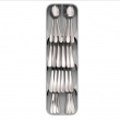 Cutlery Tray, Slim, DRAWERSTORE COMPACT, Joseph Joseph, 39,8 x 11,4 x H5,8 cm, Grey Cutlery Tray, Slim, DRAWERSTORE COMPACT, Joseph Joseph, 39,8 x 11,4 x H5,8 cm, Grey