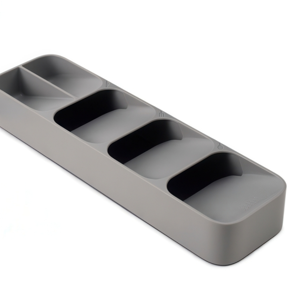 Cutlery Tray, Slim, DRAWERSTORE COMPACT, Joseph Joseph, 39,8 x 11,4 x H5,8 cm, Grey in the group Storage / Kitchen storage / Kitchen cabinet organizers / Cutlery drawers at SmartaSaker.se (40126)