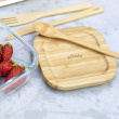 Eco-friendly Cutlery Set in bamboo, PEBBLY COUVERTS EN BAMBOU, Nature Eco-friendly Cutlery Set in bamboo, PEBBLY COUVERTS EN BAMBOU, Nature