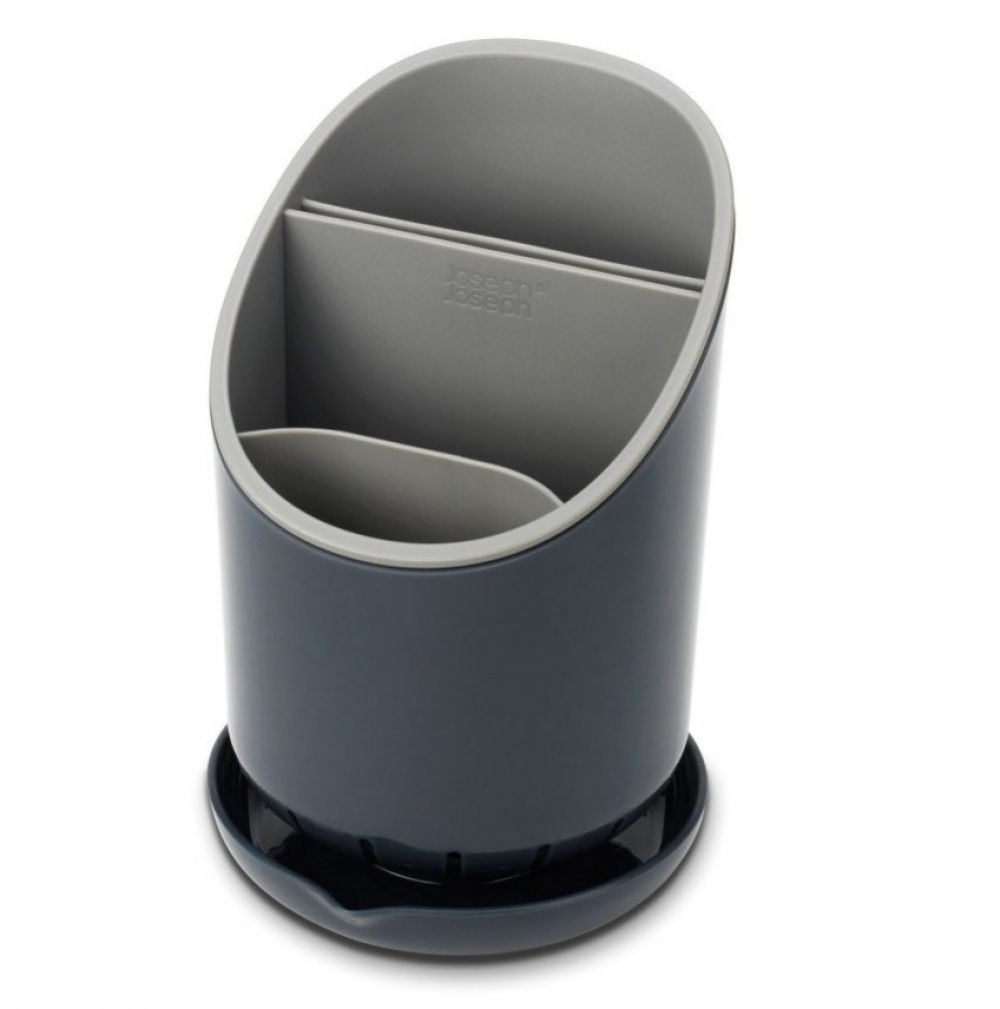 Cutlery Drainer, JOSEPH JOSEPH DOCK, Ø 12,5 x H19, Grey in the group Storage / Kitchen storage / Kitchen cabinet organizers / Cutlery drawers at SmartaSaker.se (40128)