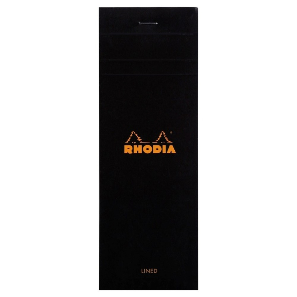 Pad, Ruled, RHODIA N°8, 7,4 x H 21 cm, Black in the group Storage / Office supplies at SmartaSaker.se (40133)