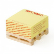 Memo Block on wodden mini pallet, DON\'T FORGET, 7,4 x 7,4 cm, Yellow Memo Block on wodden mini pallet, DON\'T FORGET, 7,4 x 7,4 cm, Yellow
