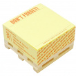 Memo Block on wodden mini pallet, DON\'T FORGET, 7,4 x 7,4 cm, Yellow Memo Block on wodden mini pallet, DON\'T FORGET, 7,4 x 7,4 cm, Yellow