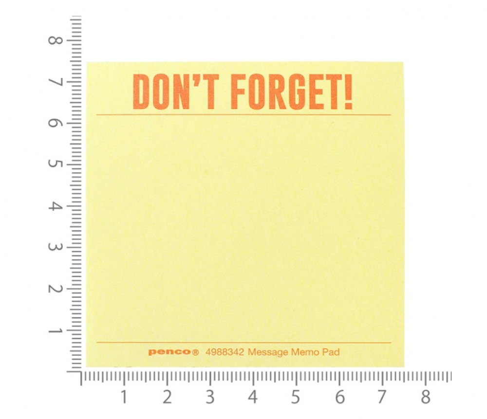 Memo Block on wodden mini pallet, DON\'T FORGET, 7,4 x 7,4 cm, Yellow in the group Storage / Office supplies at SmartaSaker.se (40134)