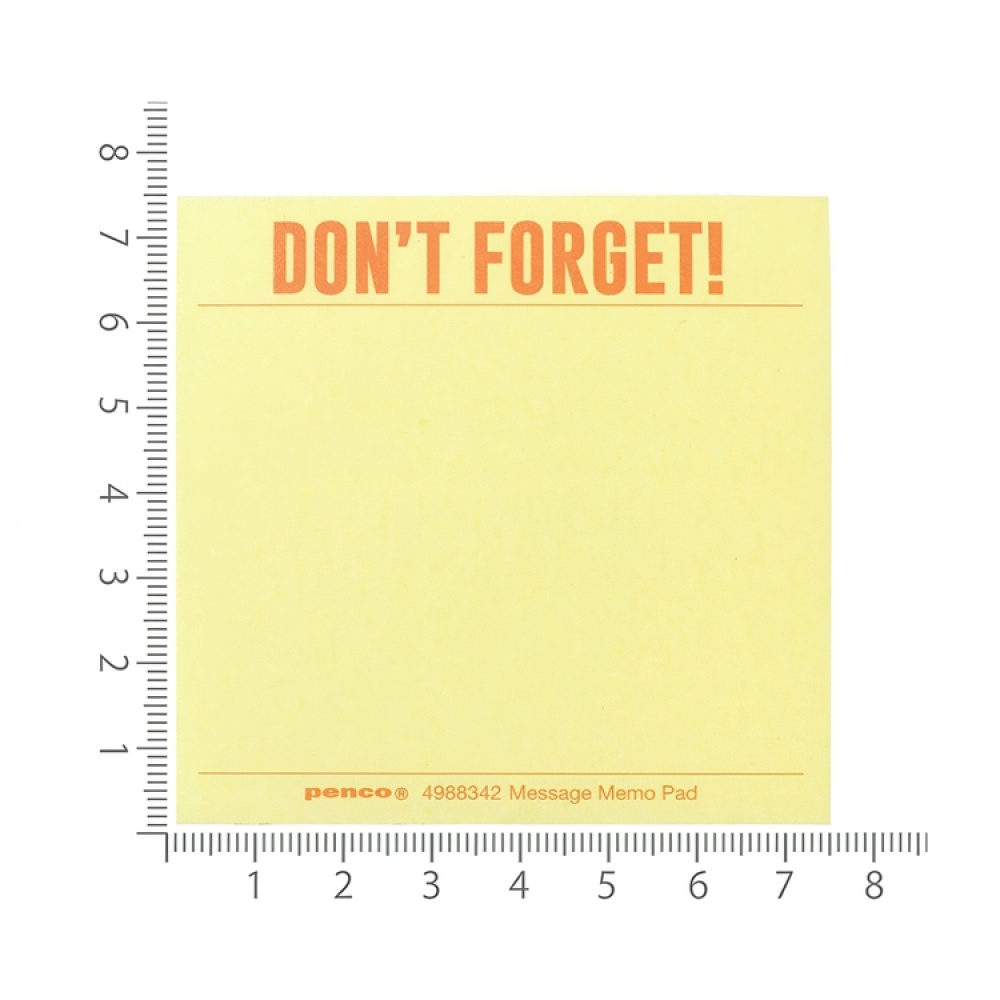 Memo Block on wodden mini pallet, DON\'T FORGET, 7,4 x 7,4 cm, Yellow in the group Storage / Office supplies at SmartaSaker.se (40134)