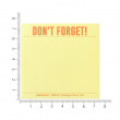 Memo Block on wodden mini pallet, DON\'T FORGET, 7,4 x 7,4 cm, Yellow Memo Block on wodden mini pallet, DON\'T FORGET, 7,4 x 7,4 cm, Yellow