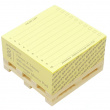 Memo Block on wodden mini pallet, TO DO LIST, 7,4 x 7,4 cm, Yellow Memo Block on wodden mini pallet, TO DO LIST, 7,4 x 7,4 cm, Yellow