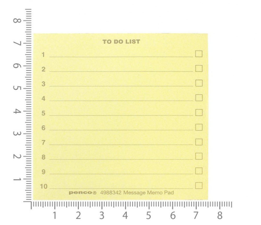 Memo Block on wodden mini pallet, TO DO LIST, 7,4 x 7,4 cm, Yellow in the group Storage / Office supplies at SmartaSaker.se (40135)