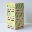 Memo Block on wodden mini pallet, TO DO LIST, 7,4 x 7,4 cm, Yellow Memo Block on wodden mini pallet, TO DO LIST, 7,4 x 7,4 cm, Yellow