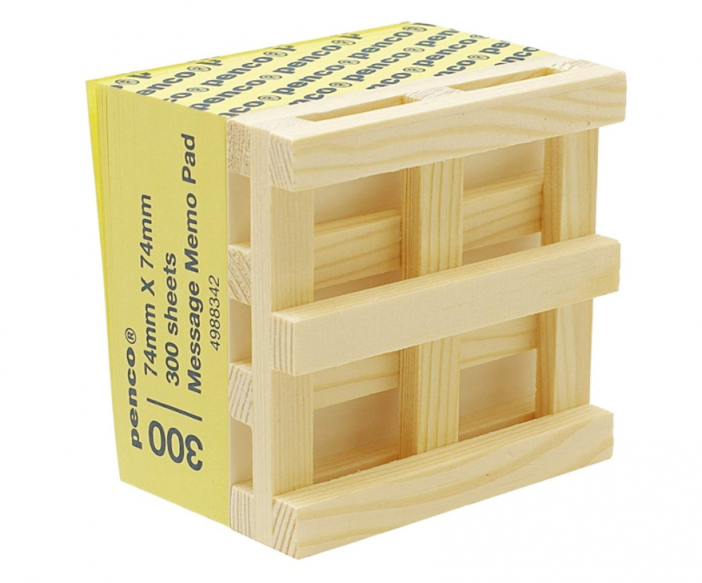 Memo Block on wodden mini pallet, TO DO LIST, 7,4 x 7,4 cm, Yellow in the group Storage / Office supplies at SmartaSaker.se (40135)
