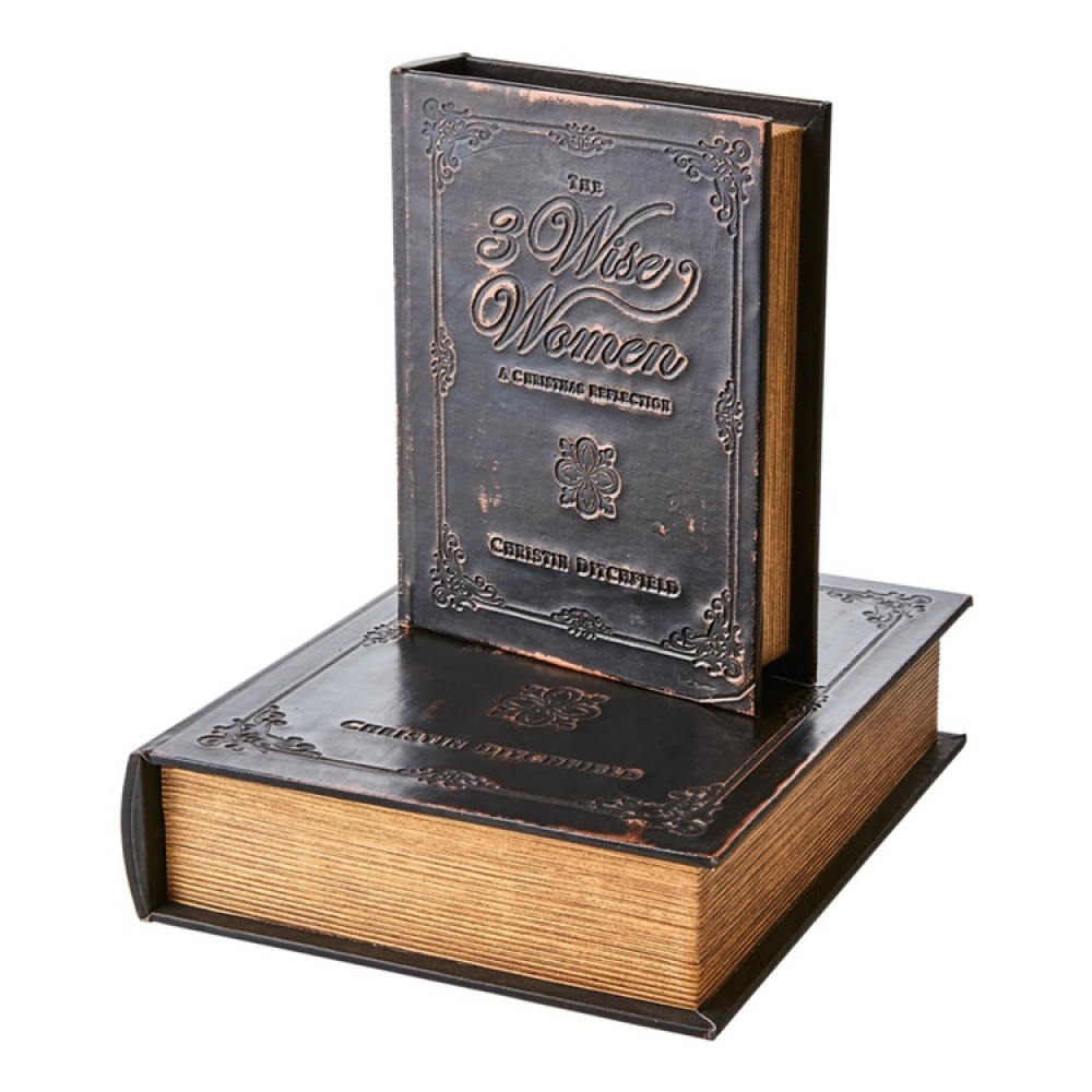 Secret Storage Book, WISE WOMEN, SMALL, 20 x 15 x H4, Dark brown in the group Storage / Storage boxes at SmartaSaker.se (40166)