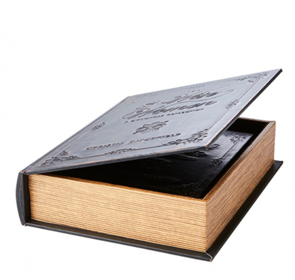 Secret Storage Book, WISE WOMEN, SMALL, 20 x 15 x H4, Dark brown in the group Storage / Storage boxes at SmartaSaker.se (40166)