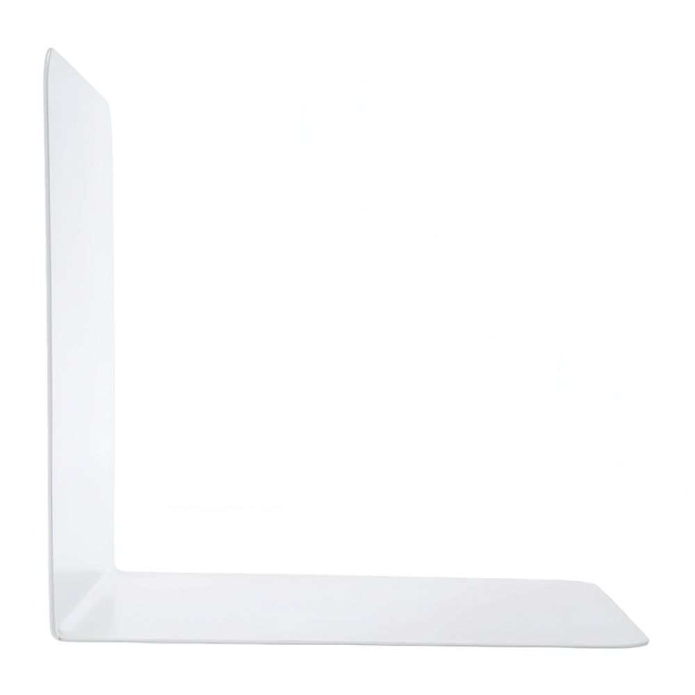 Metal bookends, Set of 2, ALBERT CLASSIC, 12,5 x 14 x H14 cm, White in the group Storage / Office supplies at SmartaSaker.se (40170)