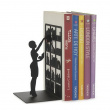 Bookend in metal, THE LIBRARY, 10 x 8,5 x H 17 cm, Black Bookend in metal, THE LIBRARY, 10 x 8,5 x H 17 cm, Black
