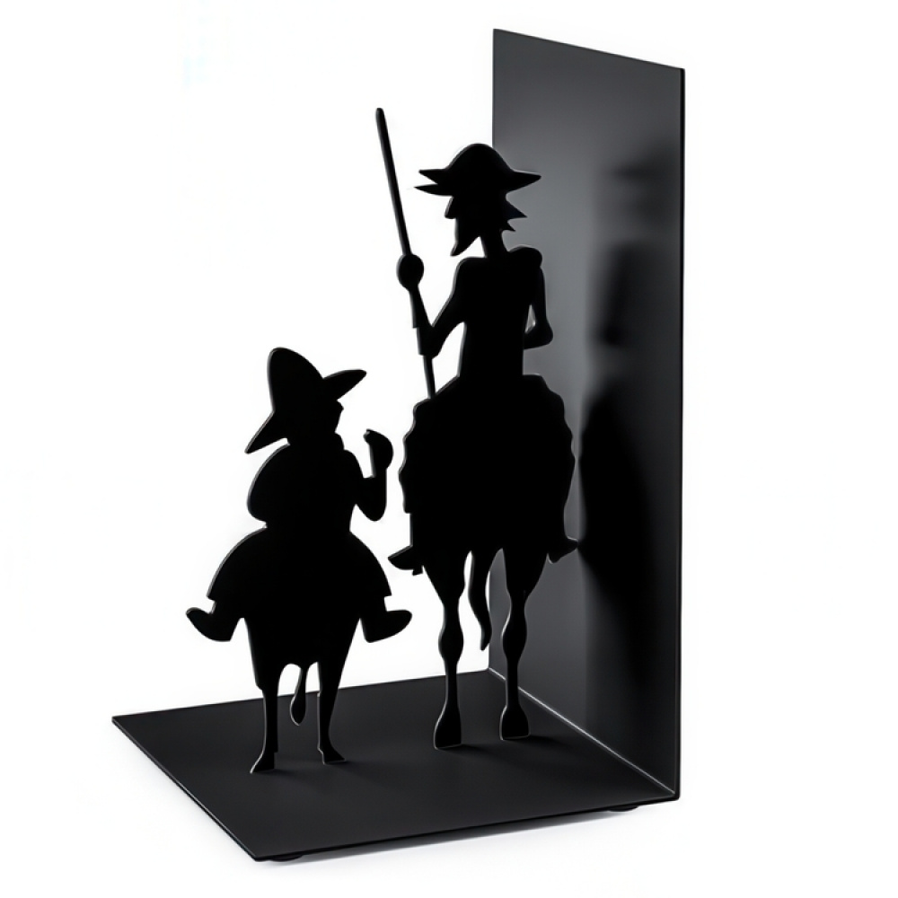 Bokstöd i metall, DON QUIJOTE, 10 x 10 x H 17, Svart in the group Storage / Office supplies / Bookends at SmartaSaker.se (40175)