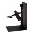 Bookend in metal, SINGING IN THE RAIN, 12,5 x 10 x H 18 cm, Black Bookend in metal, SINGING IN THE RAIN, 12,5 x 10 x H 18 cm, Black