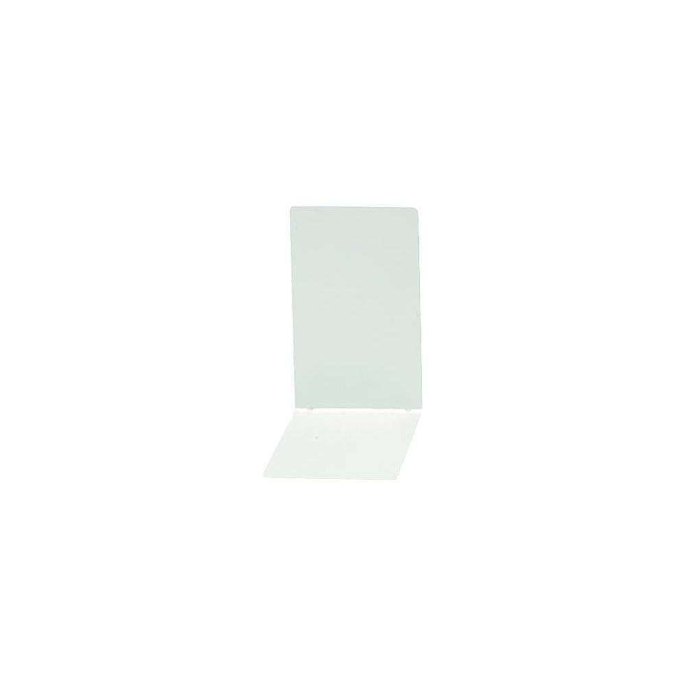 Metal bookends, 2 pcs, ALBERT SLIM, 8,5 x 14 x H 14 cm, White in the group Storage / Office supplies at SmartaSaker.se (40179)