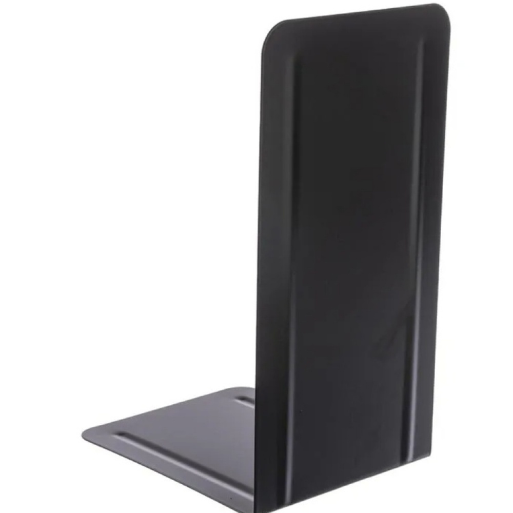 Metal bookends, Set of 2, HIGH, 13 x 14 x H 24 cm, Black in the group Storage / Office supplies at SmartaSaker.se (40184)