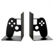 Bookends, Metal, Set of 2, JOYPAD VIDEOGAME HOLDERS, Black Bookends, Metal, Set of 2, JOYPAD VIDEOGAME HOLDERS, Black