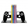 Bookends, Metal, Set of 2, JOYPAD VIDEOGAME HOLDERS, Black Bookends, Metal, Set of 2, JOYPAD VIDEOGAME HOLDERS, Black