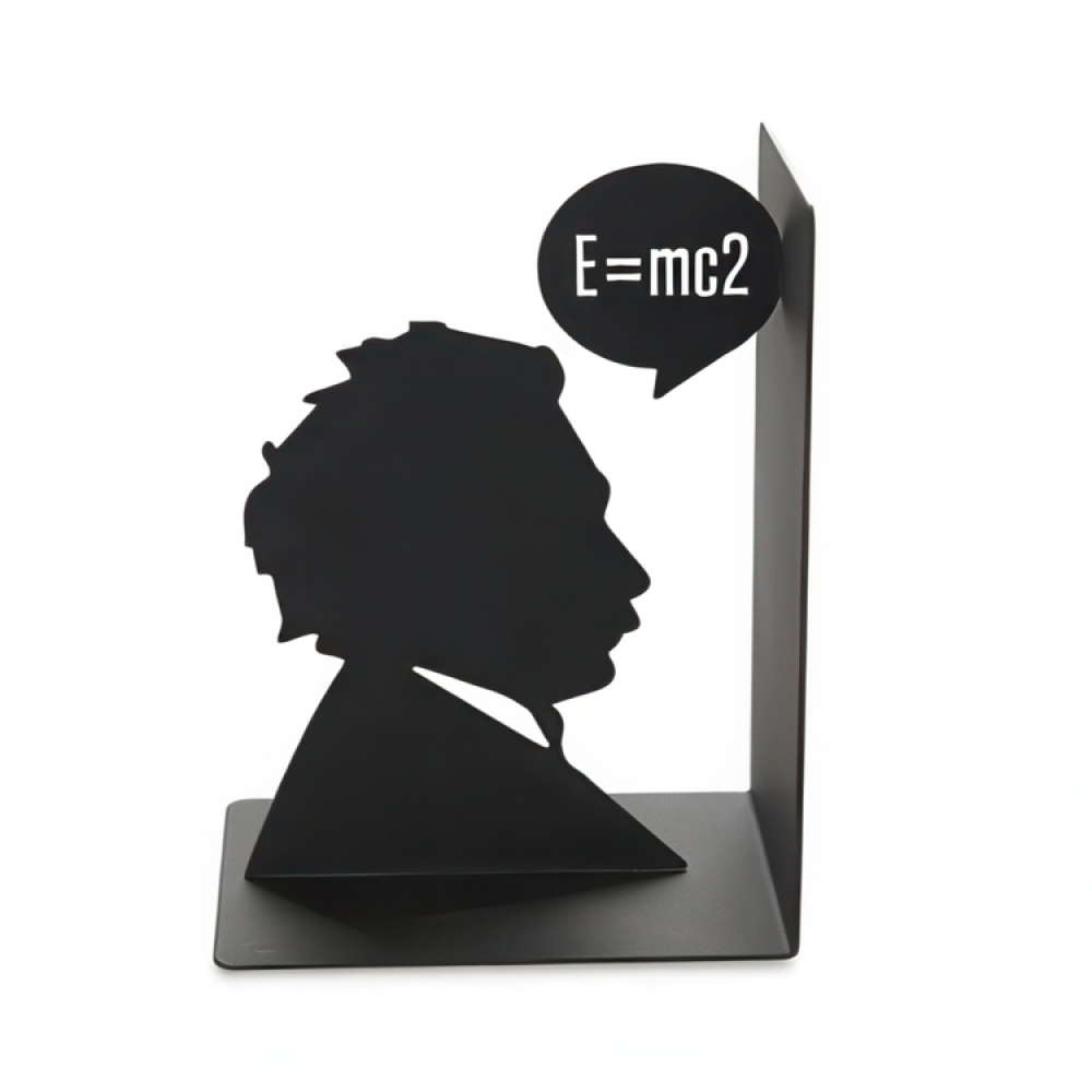 Bookend in metal, EINSTEIN, 10 x 13 x H 17, Black in the group Storage / Office supplies at SmartaSaker.se (40194)