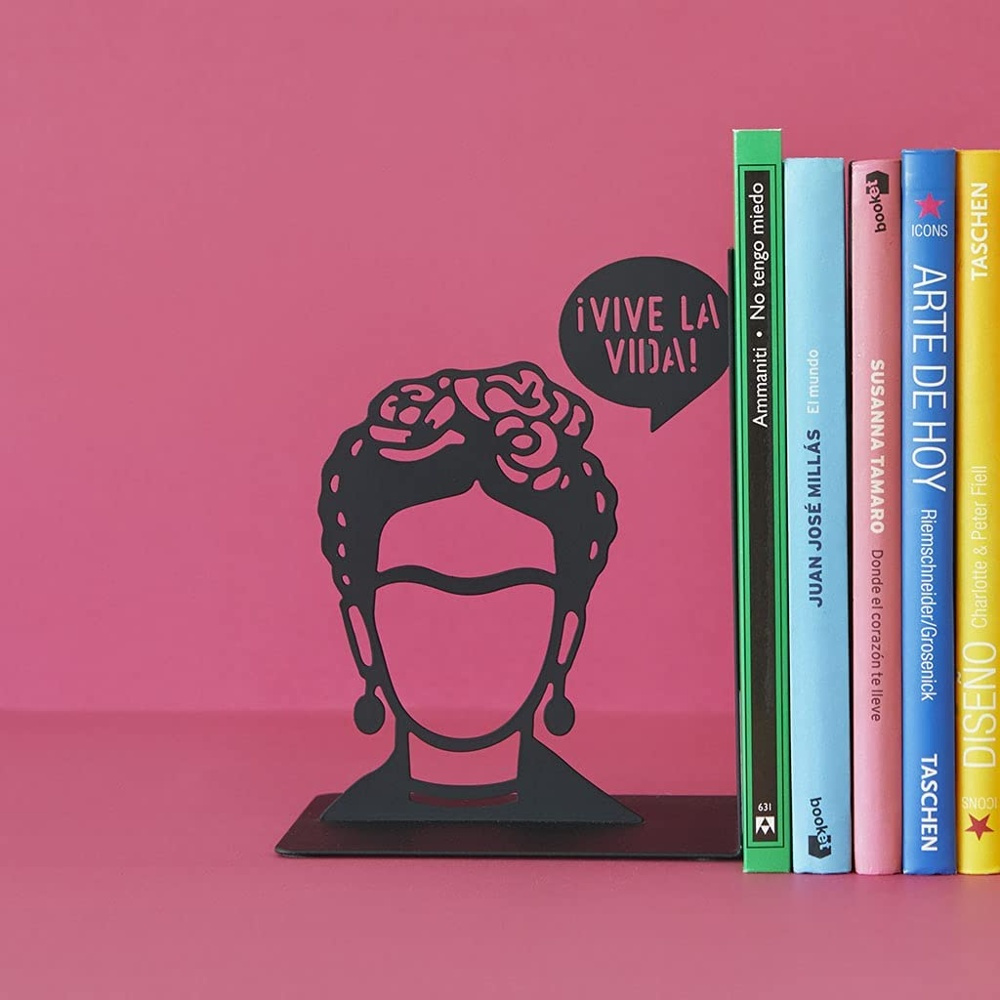Bookend in metal, FRIDA, 13 x 10 x H 17 cm, Black in the group Storage / Office supplies / Bookends at SmartaSaker.se (40198)