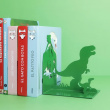 Bookend in metal, JURASSIC, 13 x 10 x H 16 cm, Green Bookend in metal, JURASSIC, 13 x 10 x H 16 cm, Green