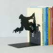 Bookend in metal, KING KONG, 10 x 14 x H 17, Black Bookend in metal, KING KONG, 10 x 14 x H 17, Black