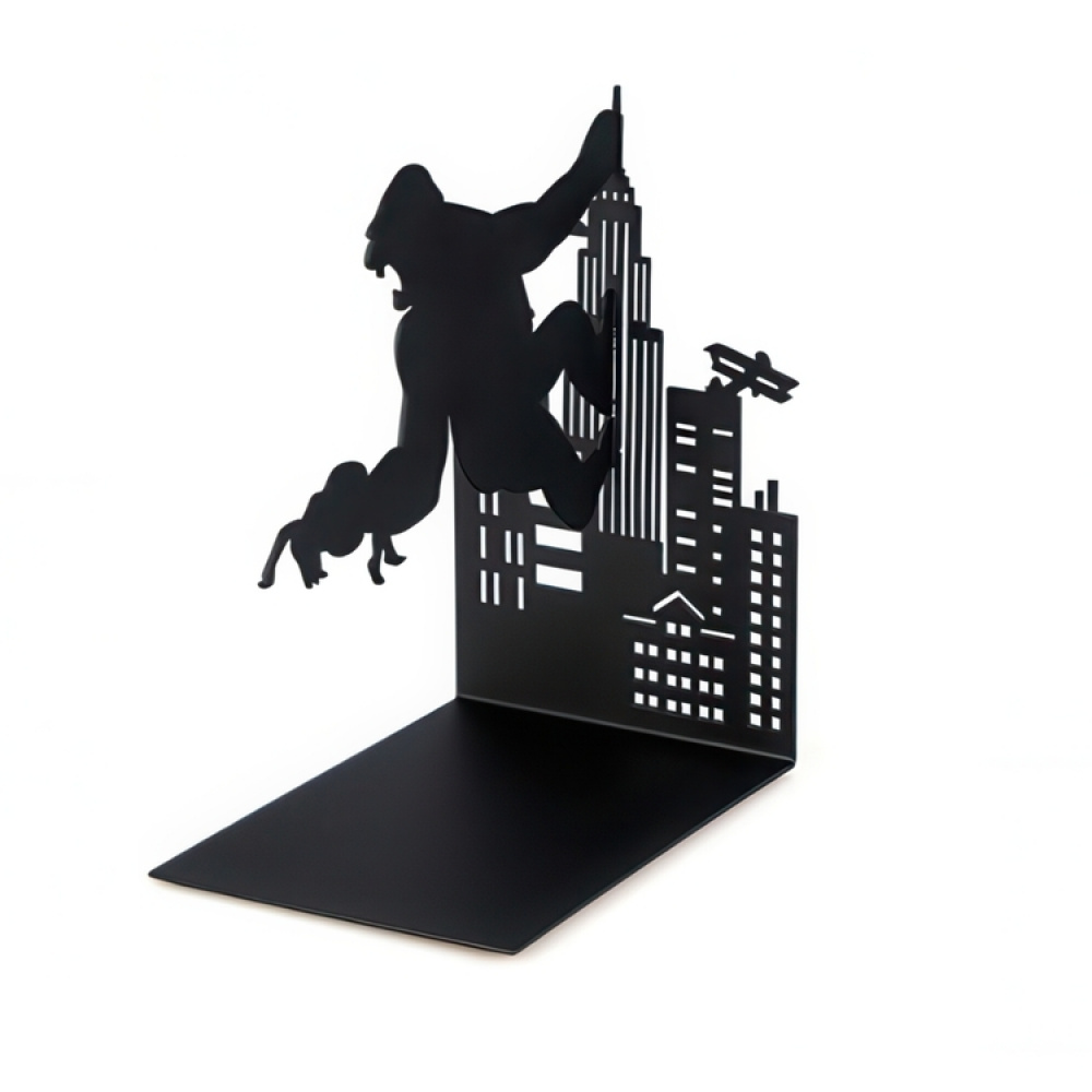 Bookend in metal, KING KONG, 10 x 14 x H 17, Black in the group Storage / Office supplies at SmartaSaker.se (40201)