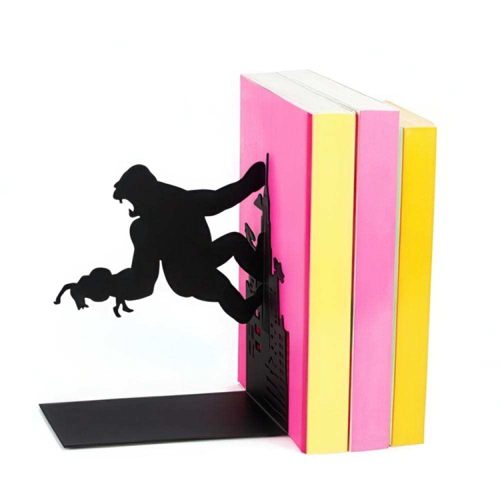 Bookend in metal, KING KONG, 10 x 14 x H 17, Black in the group Storage / Office supplies at SmartaSaker.se (40201)