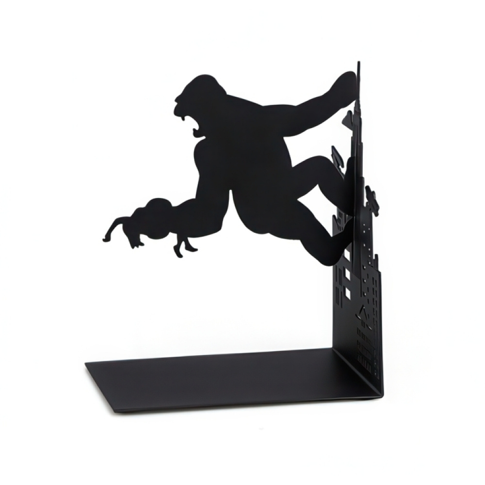 Bookend in metal, KING KONG, 10 x 14 x H 17, Black in the group Storage / Office supplies at SmartaSaker.se (40201)