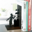 Bookend in metal, LE CHEF, 10 x 10 x H 17 cm, Black Bookend in metal, LE CHEF, 10 x 10 x H 17 cm, Black