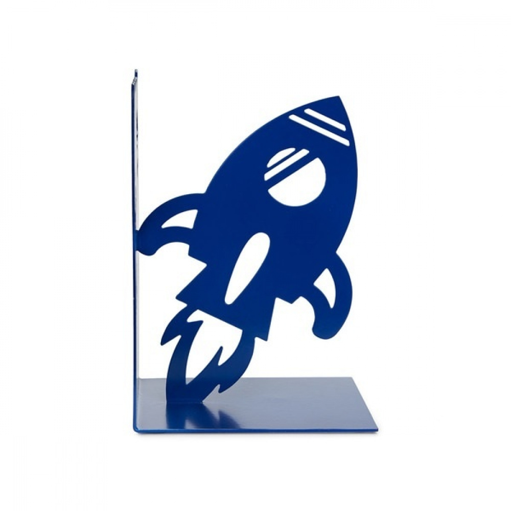 Bookend in metal, SPACE WALK, 11 x 10 x H 16 cm, Blue in the group Storage / Office supplies at SmartaSaker.se (40208)