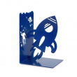 Bookend in metal, SPACE WALK, 11 x 10 x H 16 cm, Blue Bookend in metal, SPACE WALK, 11 x 10 x H 16 cm, Blue
