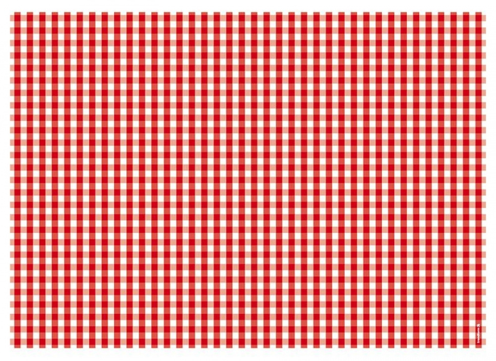 Paper Placemats, 50 sheets, VICHY ROT, 42 x 30 cm, Red / White in the group Storage / Kitchen storage at SmartaSaker.se (40217)