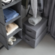 Box with lid, BIGSO MEDIUM SOFT STORAGE, 40 x 30 x H 22 cm, Grey Box with lid, BIGSO MEDIUM SOFT STORAGE, 40 x 30 x H 22 cm, Grey