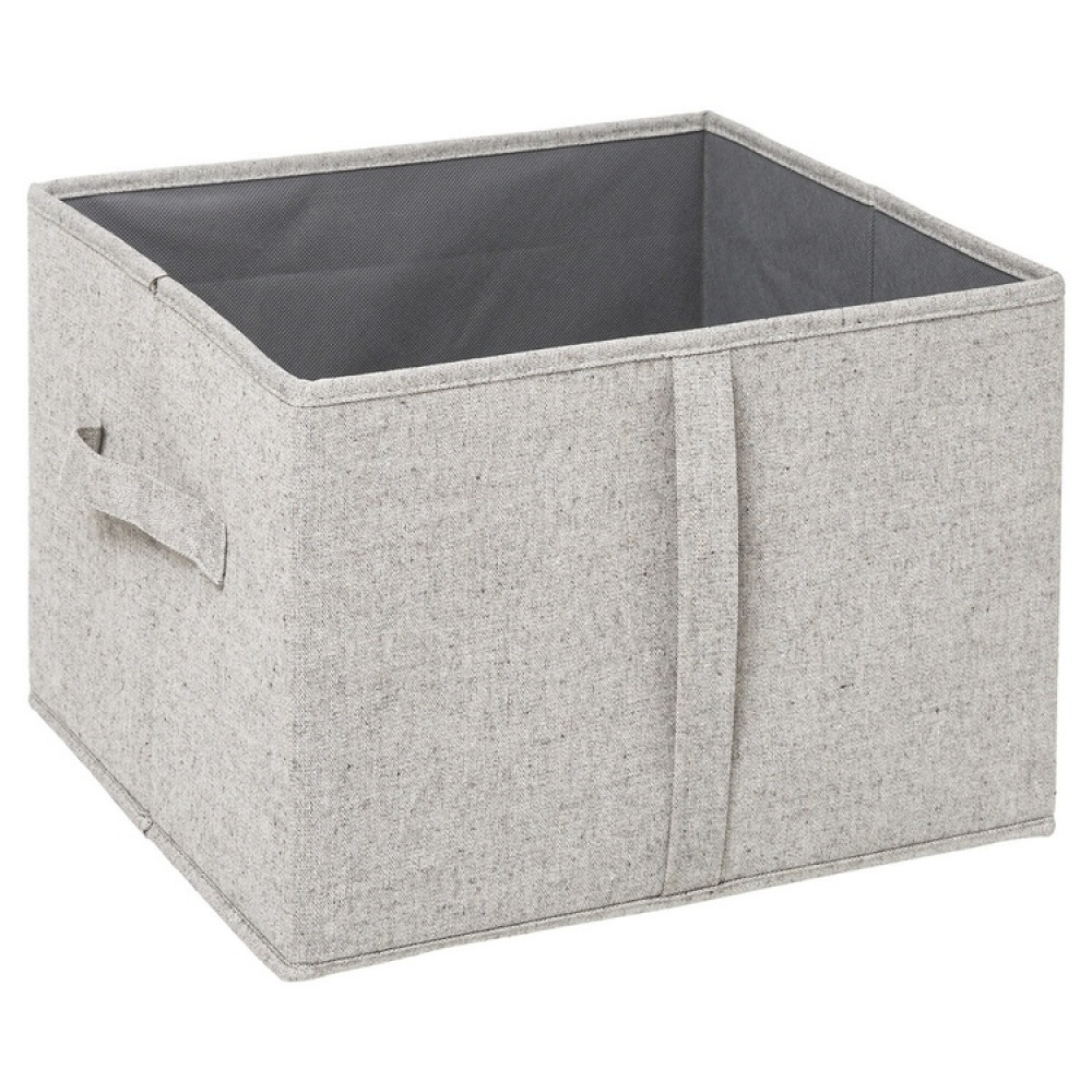 Box with lid, ORGA STORAGE BOX LARGE, 35 x 31 x H 25 cm, Beige-Grey in the group Storage / Storage boxes at SmartaSaker.se (40227)