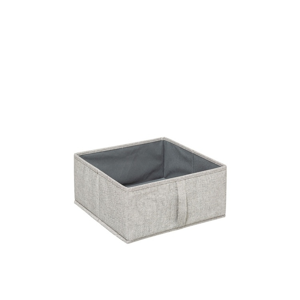 Box with lid, ORGA STORAGE BOX MEDIUM, 31 x 31 x H 15 cm, Beige-Grey in the group Storage / Wardrobe storage at SmartaSaker.se (40228)
