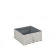 Box with lid, ORGA STORAGE BOX MEDIUM, 31 x 31 x H 15 cm, Beige-Grey