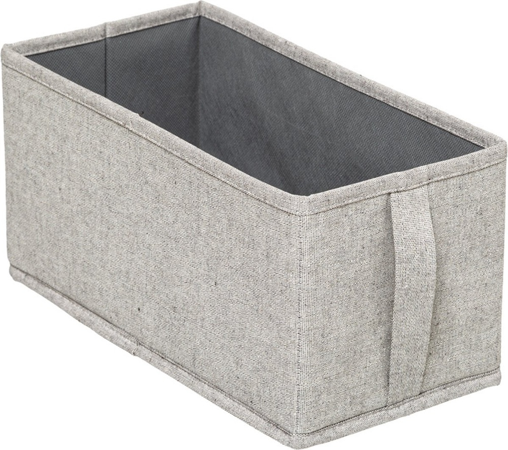 Box with lid, ORGA STORAGE BOX SMALL, 31 x 15 x H 15 cm, Beige-Grey in the group Storage / Wardrobe storage at SmartaSaker.se (40229)