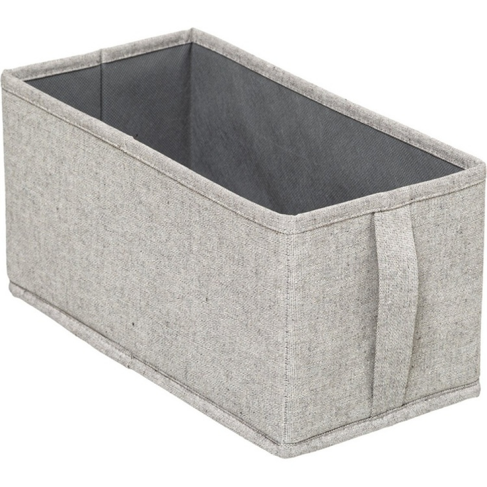 Box with lid, ORGA STORAGE BOX SMALL, 31 x 15 x H 15 cm, Beige-Grey in the group Storage / Wardrobe storage at SmartaSaker.se (40229)