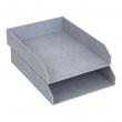 Letterbox in canvas 2 compartments, Håkan canvas, Bigso, light grey