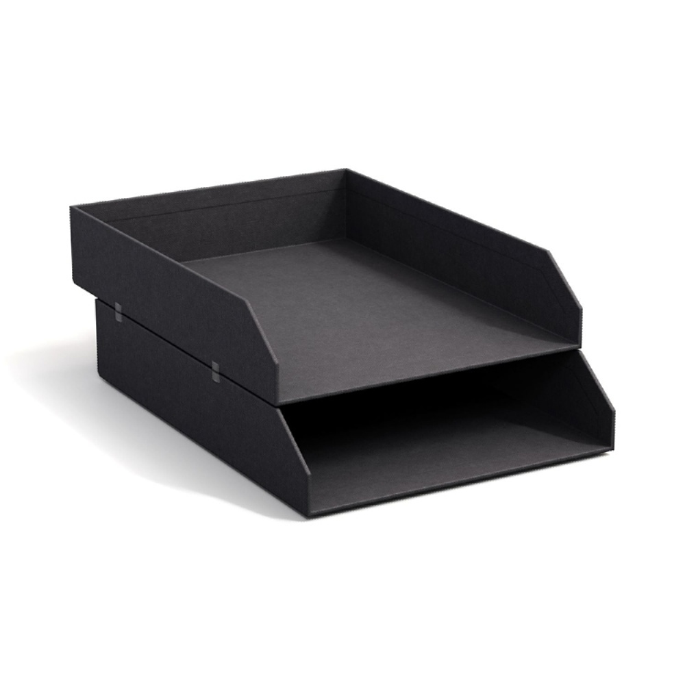 Letterbox in canvas 2 compartments, Håkan canvas, Bigso in the group Storage / Office supplies at SmartaSaker.se (40231)